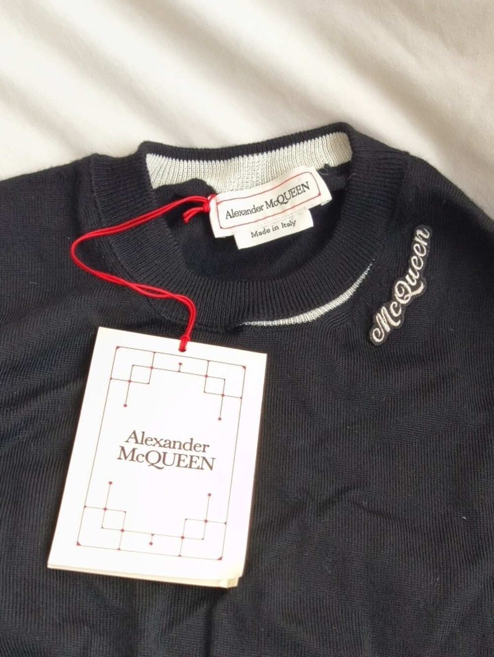 Alexander McQueen Black Crew neck Sweater - Picture 2 of 4